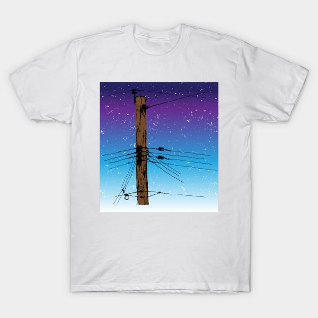 Landline & Night Sky > Parkinsons T-Shirt by YOPD Artist